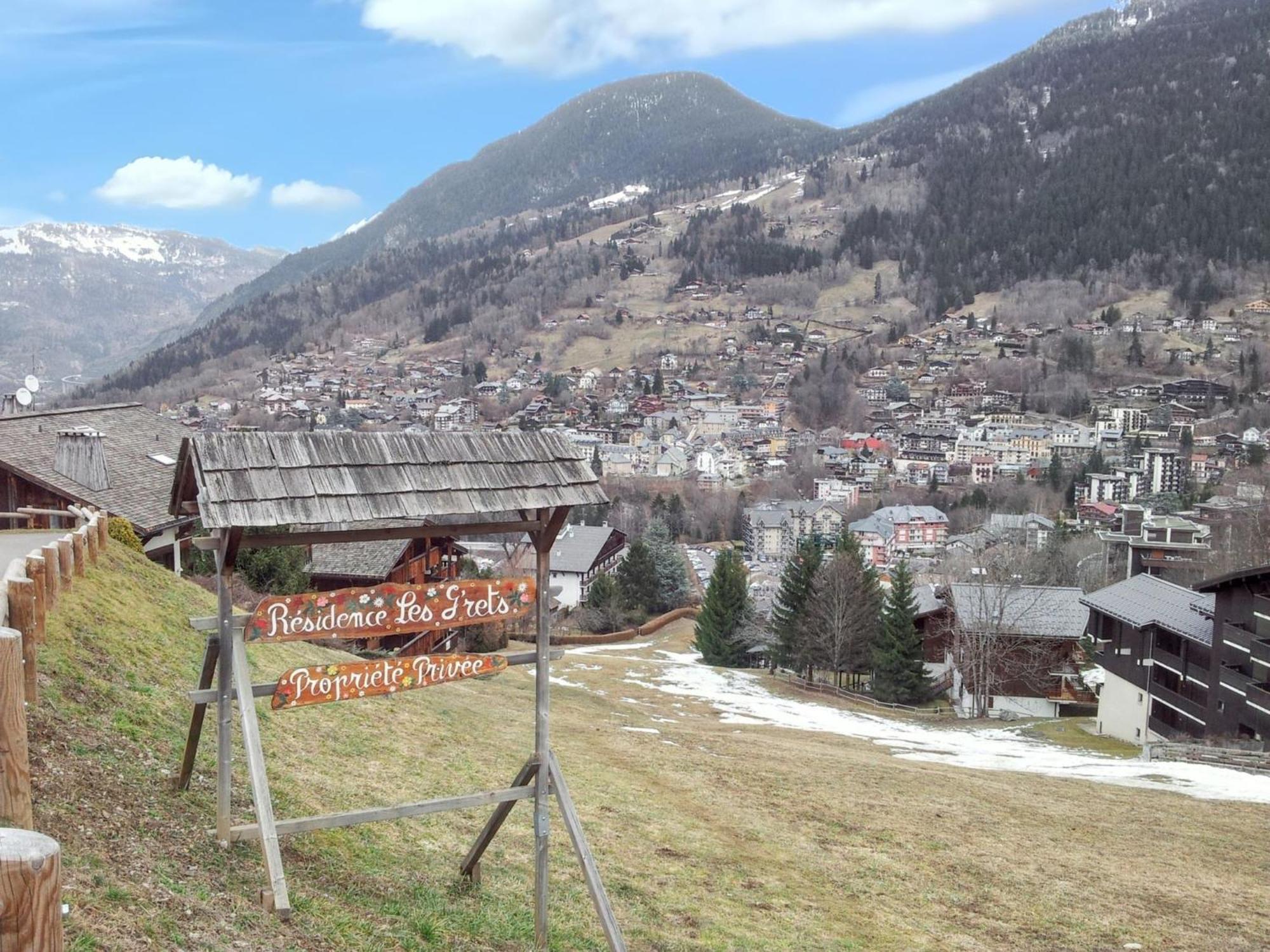 Appartement Agreable A Saint Gervais Les Bains 30 M² Piscine Partagee Exterior foto
