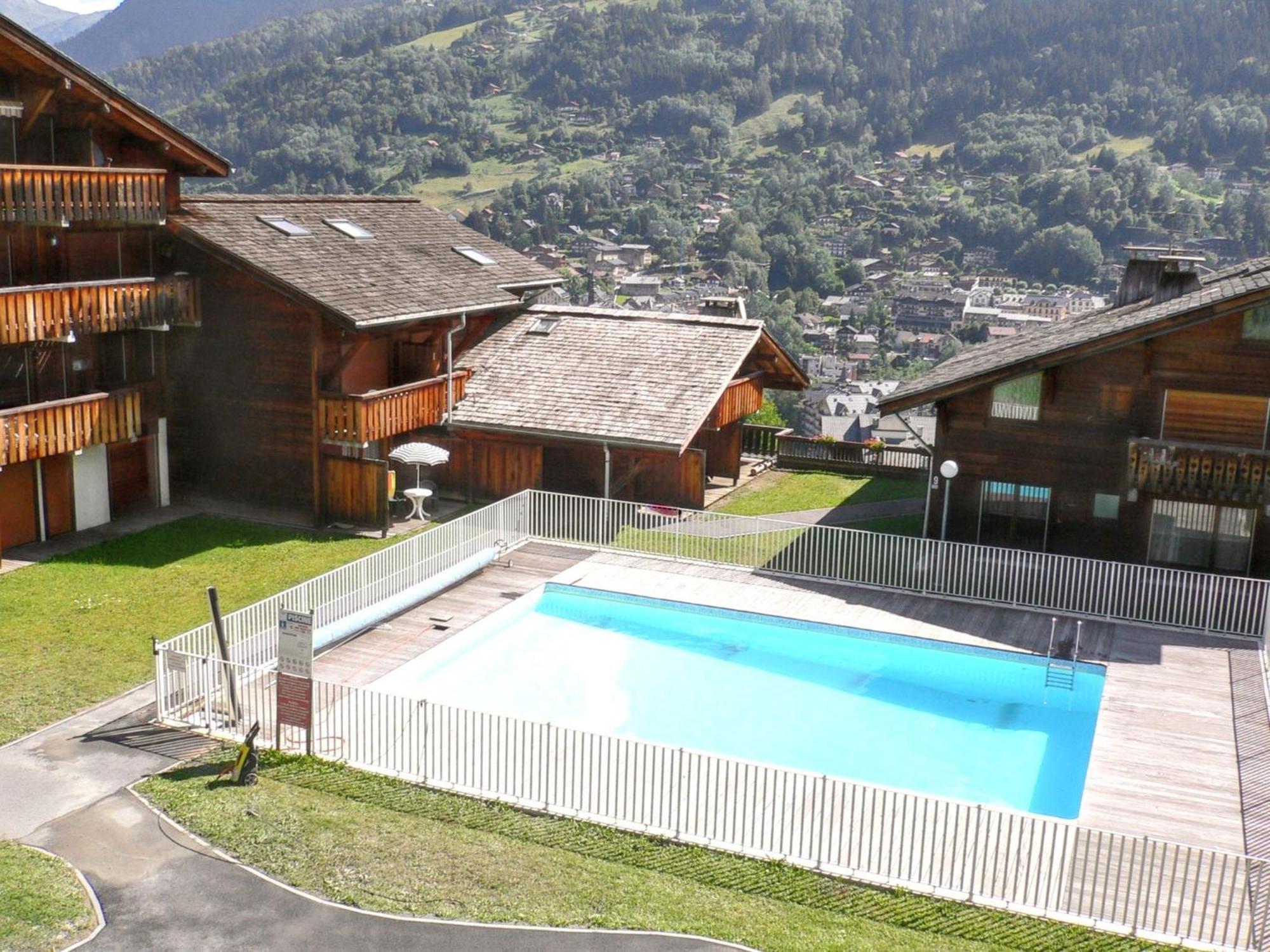 Appartement Agreable A Saint Gervais Les Bains 30 M² Piscine Partagee Exterior foto